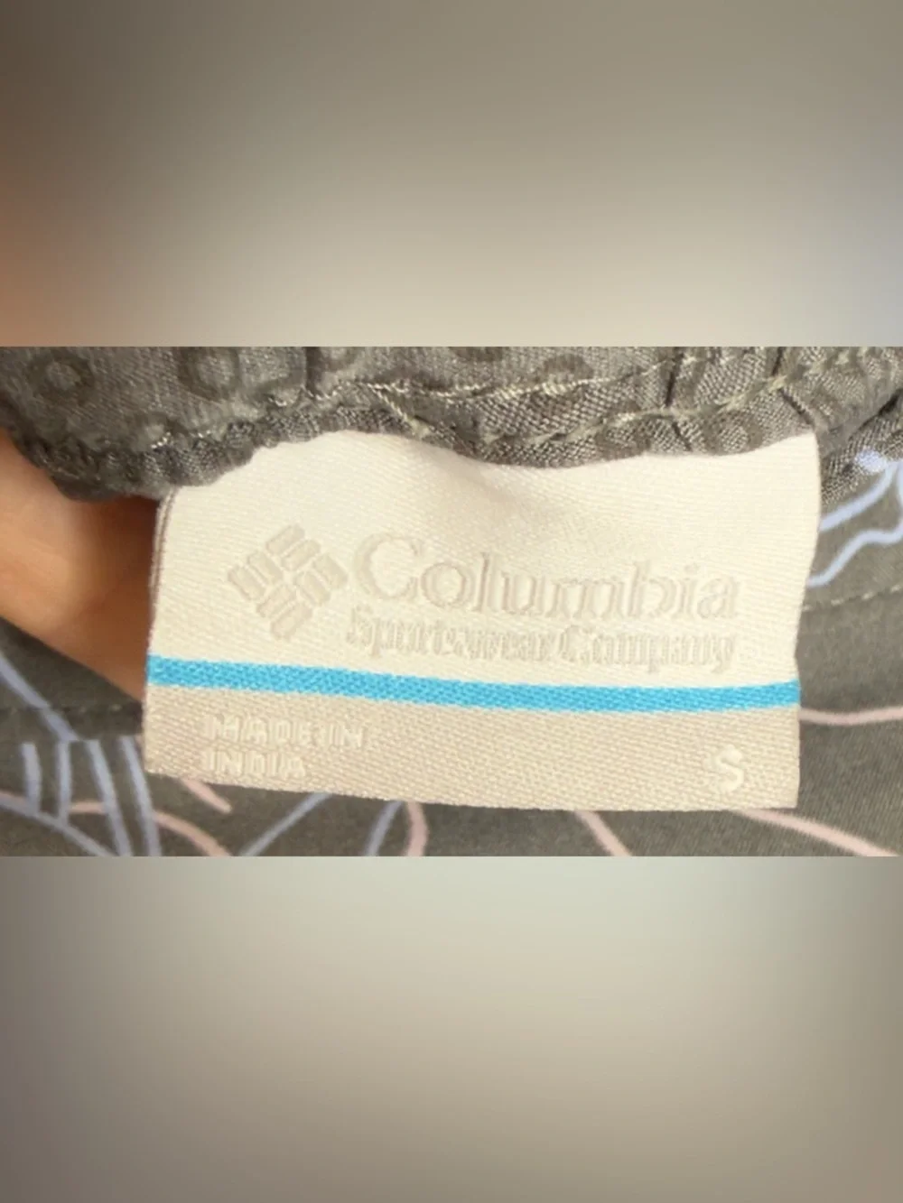 Columbia Skort Grey with Pink & Blue Floral Sz Small - Picture 4 of 8